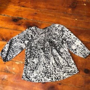 Express animal print top